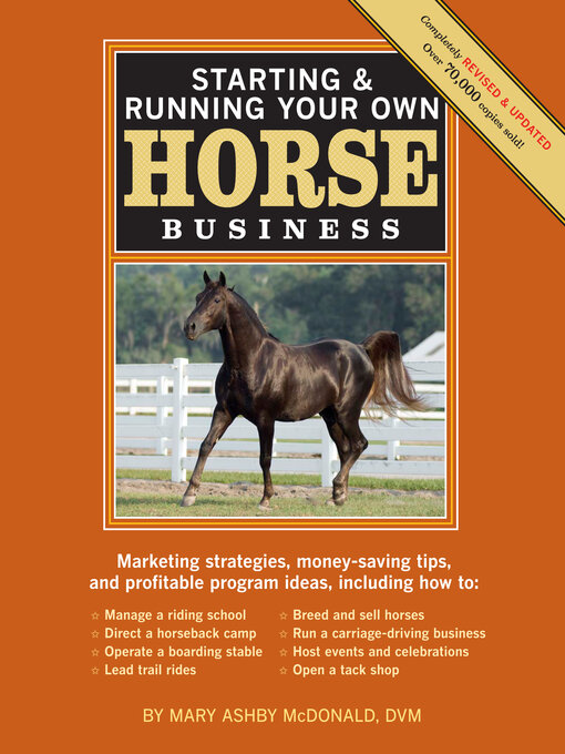Title details for Starting & Running Your Own Horse Business by Mary Ashby McDonald - Available